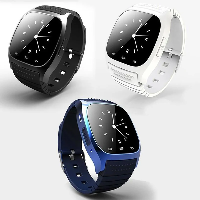 M26 спортивные bluetooth 4,0 смарт часы роскошные наручные часы с циферблатом SMS напоминают шагомер для samsung LG htc Android Phone Smartwatchs