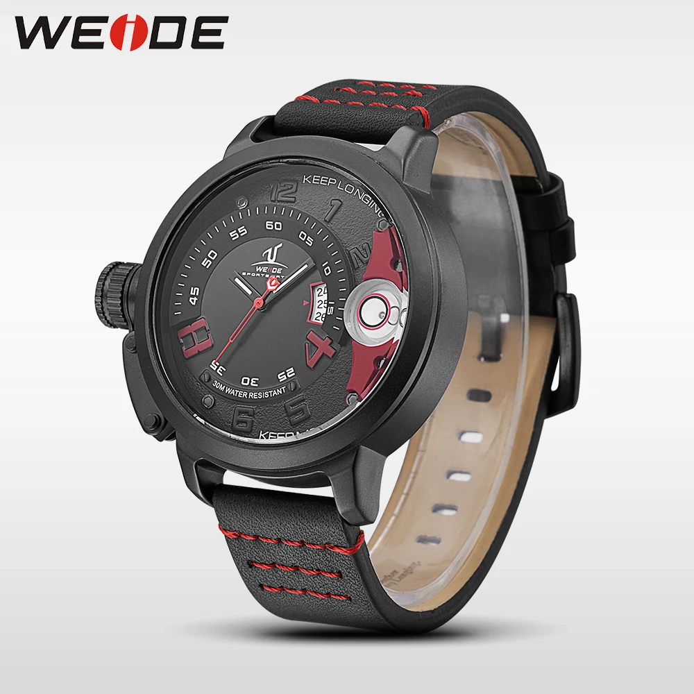 Часы WEIDE бренд класса люкс для мужчин кварцевые спортивные наручные часы