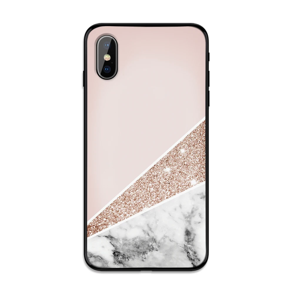 Красивый Мраморный Мягкий ТПУ чехол для Apple iPhone 6 6S 7 8 Plus 5 5S SE X XS MAX XR силиконовые