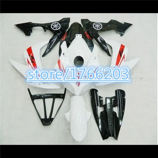 Комплект обтекателей для YZFR1 04 05 06 YZF R1 2004 2005 2006 YZF1000 yzfr1 белый черный комплект