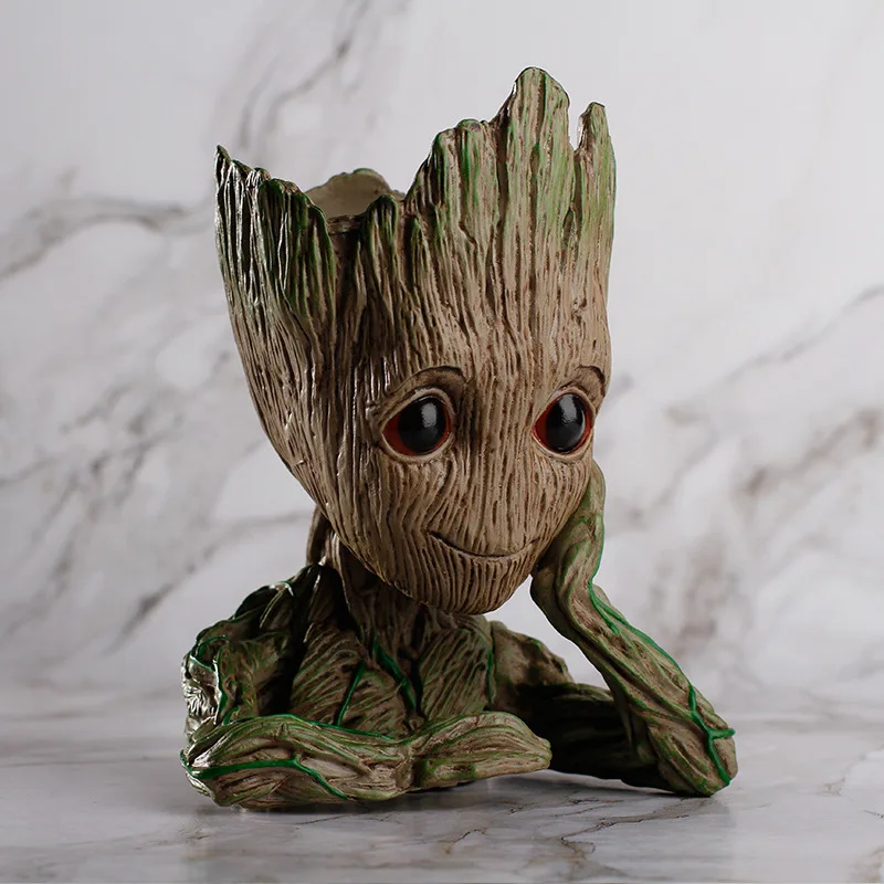 14 см аниме Grootted стражи Галактики фигурки кашпо горшок игрушка Just Mustard best подарки
