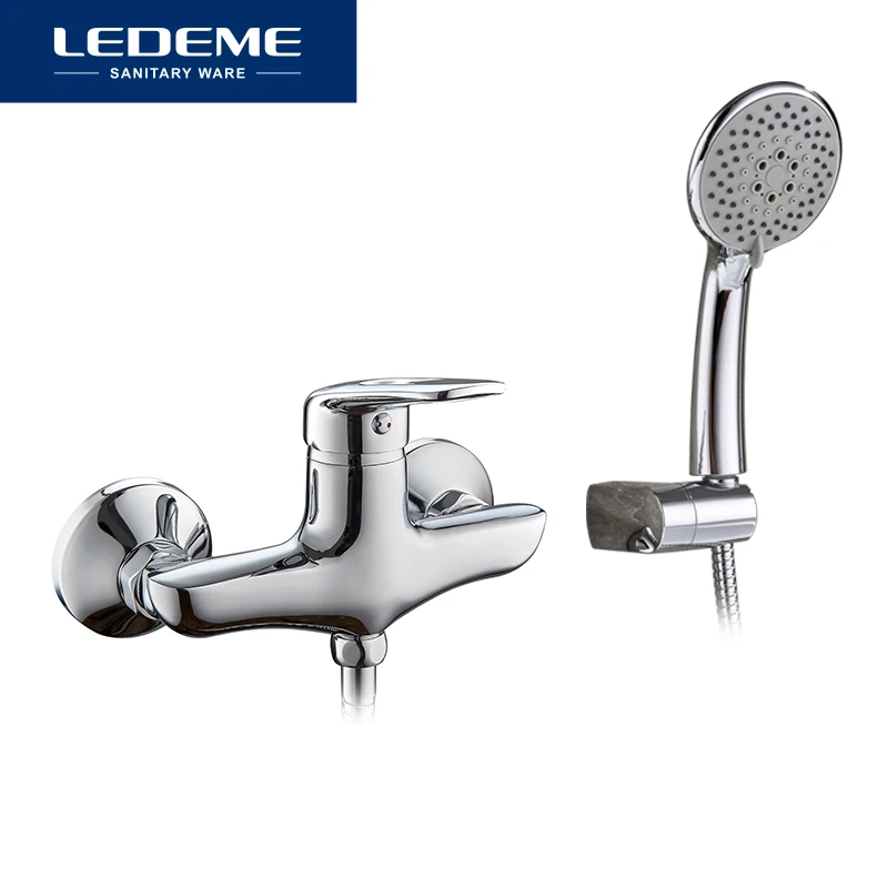 LEDEME Смеситель для душ. кабины латунь Цвет: бронзовый L2048C | Строительство и ремонт