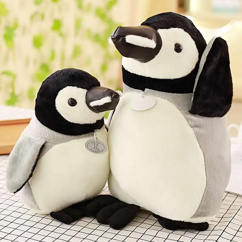 1pc 35-60cm Polar bear and penguin dolls Stuffed toy Real life arctic animal cushions High quality fabric Child Birthday Present | Игрушки и