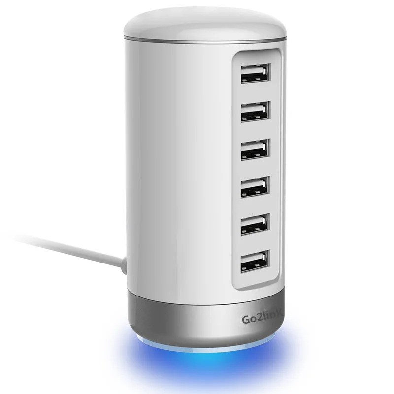 Зарядное устройство USB зарядные станции 6-портовое настенное зарядное с