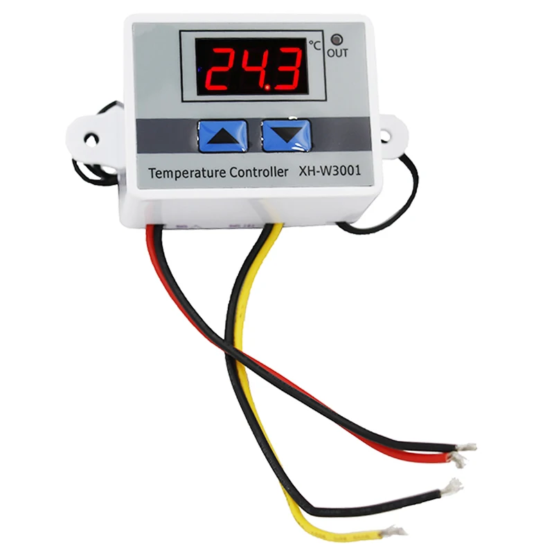 10pcs/lot XH-W3001 Temperature Controller Thermostat Thermoregulator Aquarium Incubator Water Heater Temp Regulator 220V 40%off