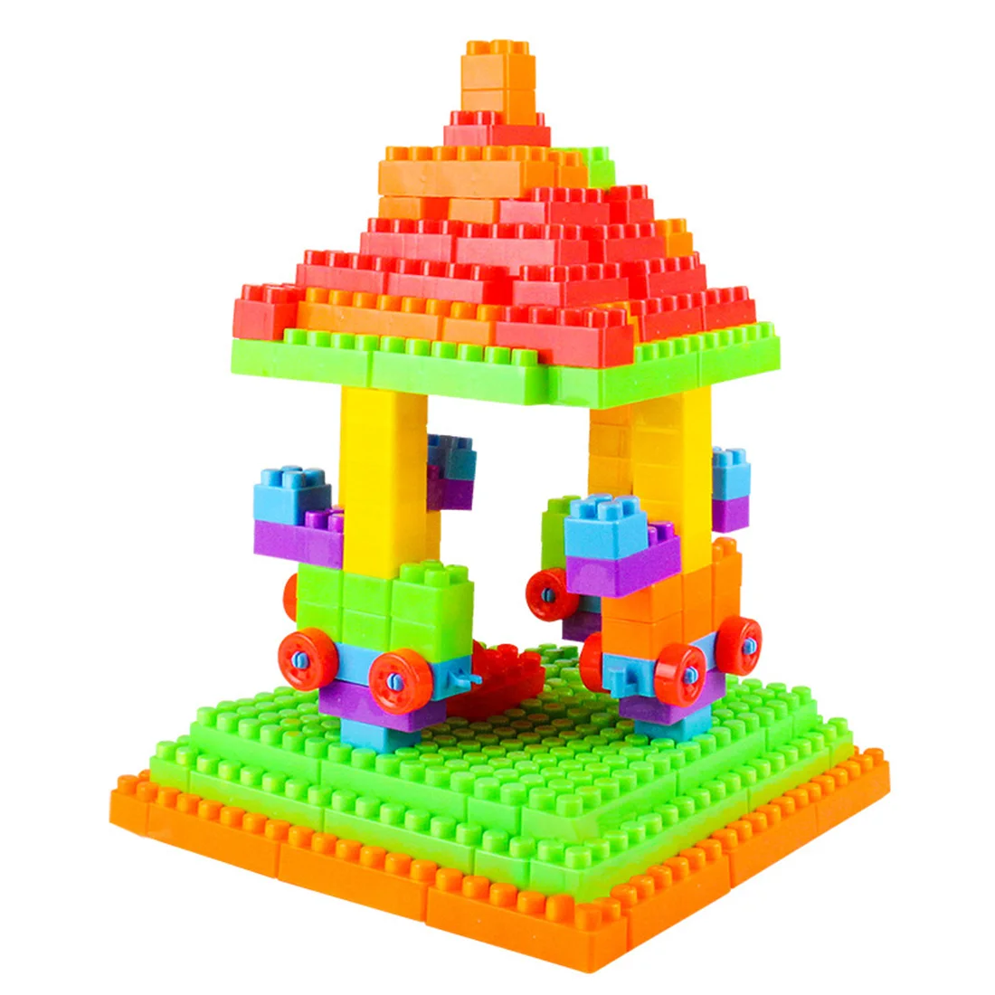 Обучающая игрушка строительные блоки DIY пластиковые игрушки 160 с деталями для