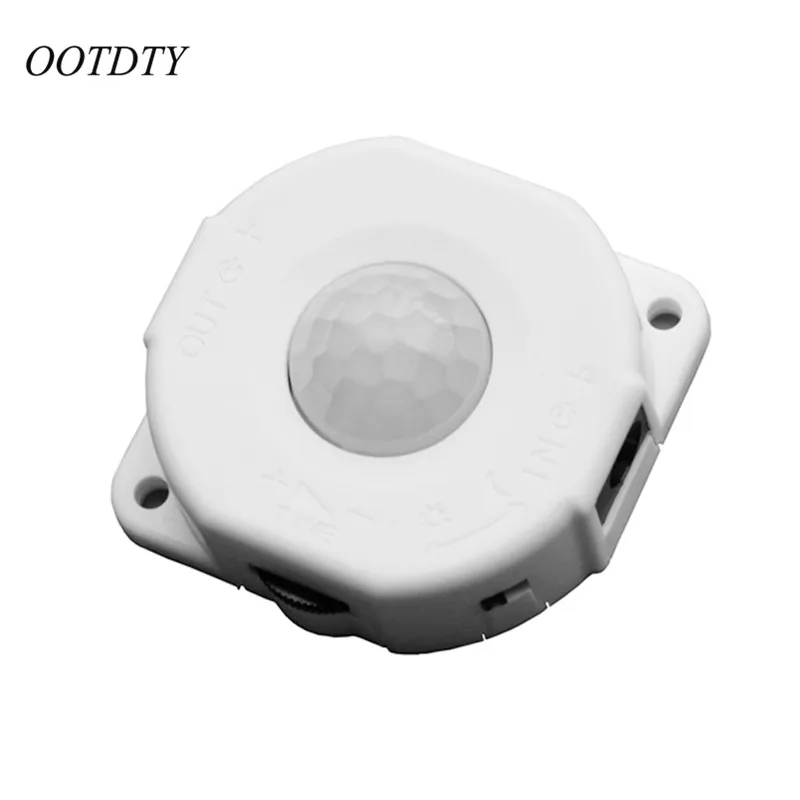 OOTDTY автоматический AC/DC 12 V-24 V 6A инфракрасный датчик движения Сенсор переключатель для Светодиодный свет лампы