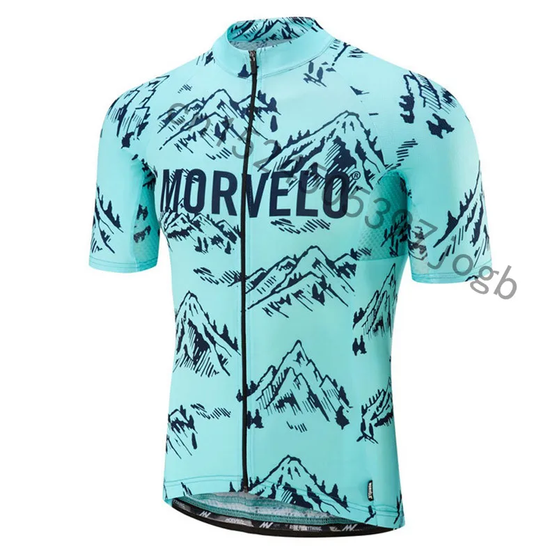 8 Новинка morvelo Мужские Короткие рукава велосипедные майки Джерси для горного кофта для велоспорта Триатлон велосипед Bicicleta только рубашка одежда для велоспорта - Цвет: 8
