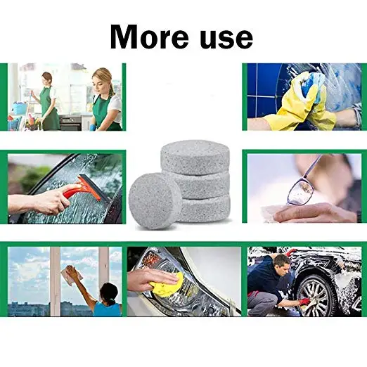 Многофункциональный шипучий спрей таблетки для очистки автомобиля 1/5/10 шт. с