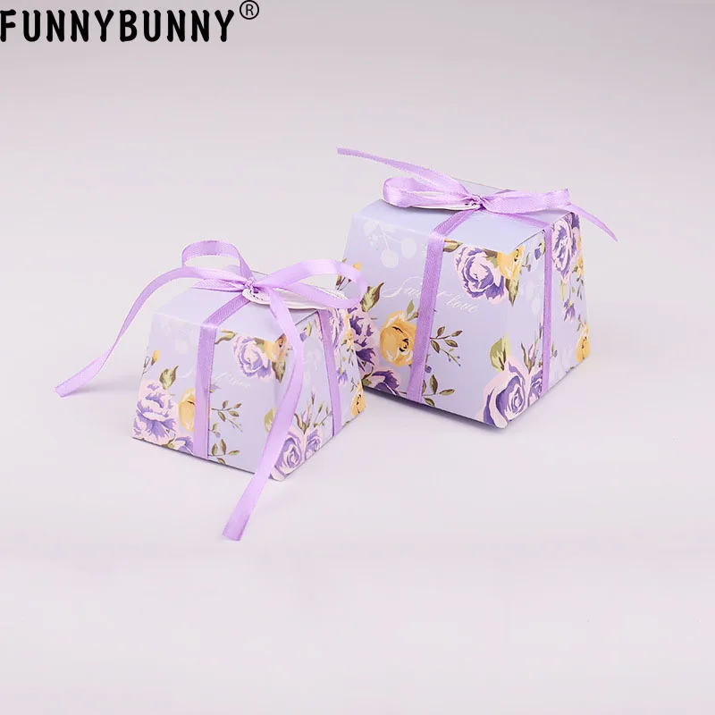 FUNNYBUNNY Горячая продажа цветочный принт дизайн Свадебная коробка