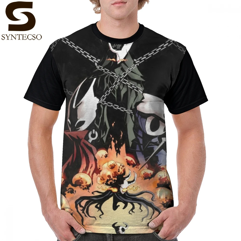 

Hollow Knight T Shirt Hollow Knight T-Shirt Short-Sleeve Polyester Graphic Tee Shirt Male Printed Beach Funny Oversize Tshirt