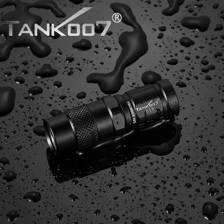 

TANK007 E18 CREE R5 3-modes Mini Pocket LED Keychain Torch Small Bright Flashlight