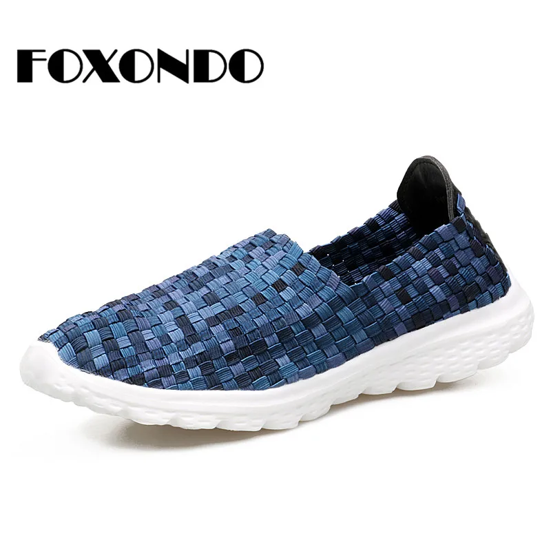 FOXONDO/2019 г. Летняя женская дышащая обувь для вождения на плоской подошве легкие