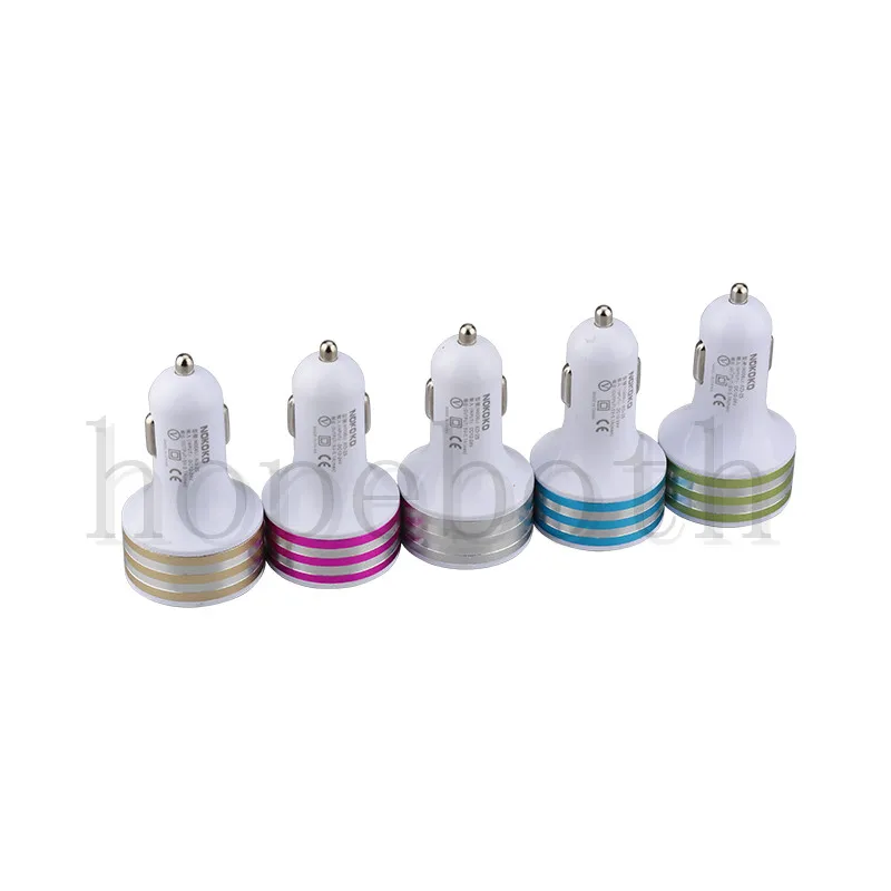 

50pcs/lot Universal 5V 2.1A Car Charger 4 Ports USB Car Charger Adapter Socket For iPhone 6 6s Samsung for Xiaomi Huawei Mp3 Gps