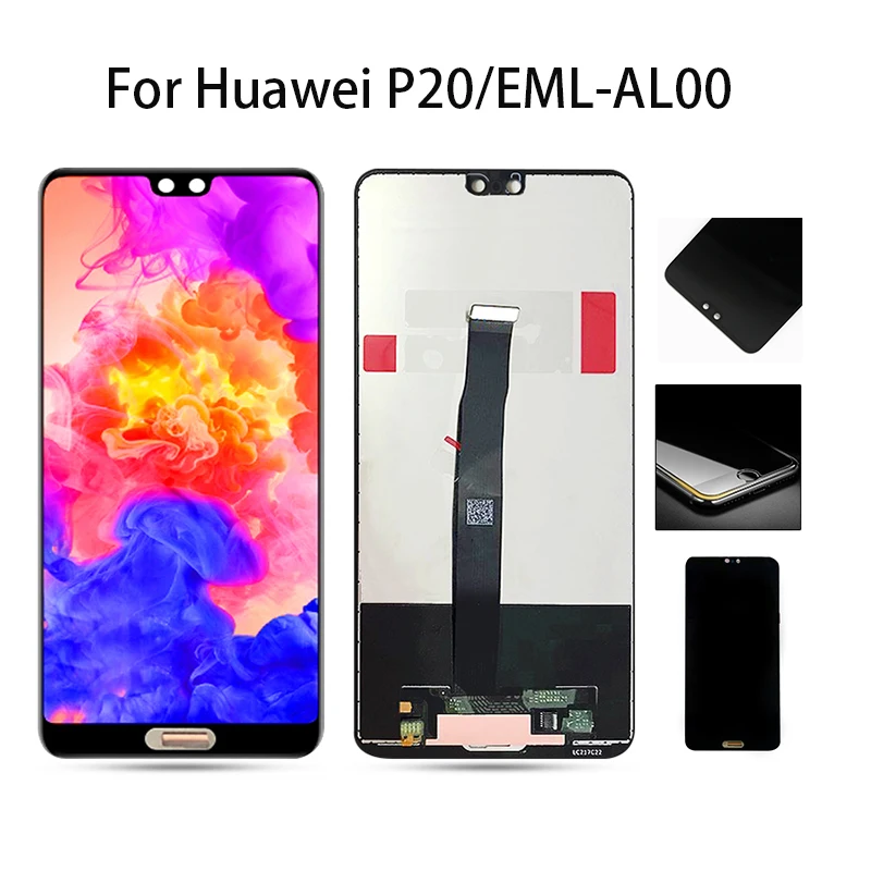 Оригинальный ЖК дисплей 5 8 дюйма для HUAWEI P20 с сенсорным экраном дигитайзер Замена