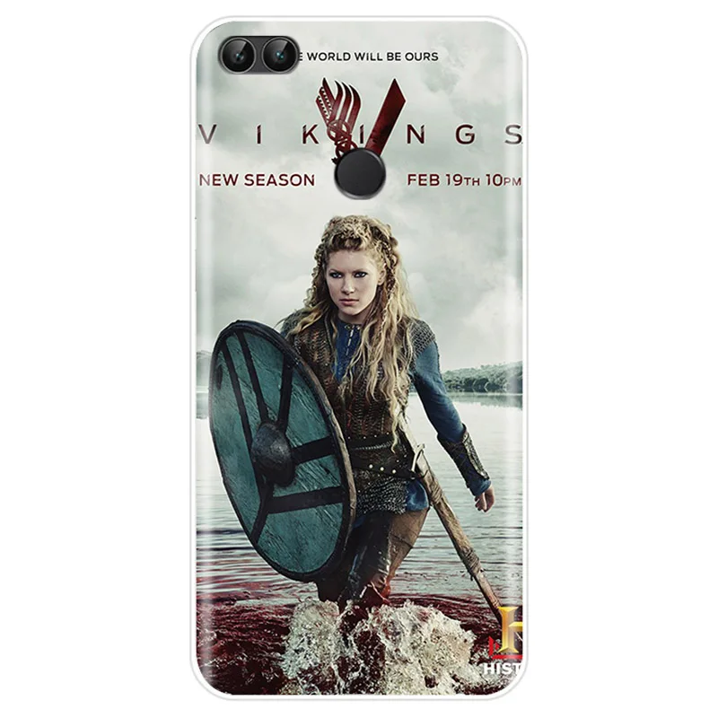 Модный чехол vikings серии 4 Мягкий Силиконовый ТПУ для телефона Huawei P9 P10 P20 PLUS P30 PRO P8
