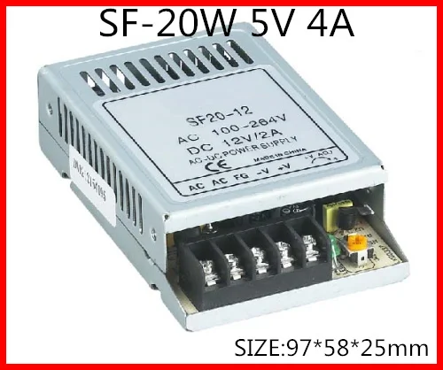 20W 5V 4A Ultra thin Single Output Switching power supply for LED Strip light 90-264 V AC Input | Обустройство дома