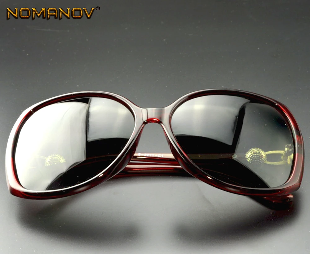 

Limited Fashion Red Oversized Butterfly Women Polarized Sunglasses Delicate Diamond-shaped Temple Shop Party Various Occasions