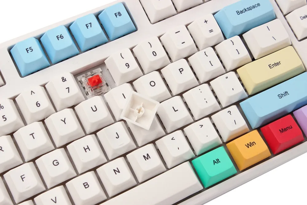 YMDK Cherry профиль ANSI 104 краситель Sub Blank толстый PBT Меловые клавиши колпачок для MX