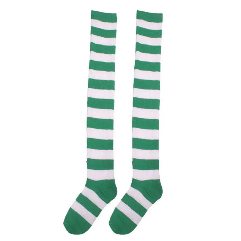 Полосатые Гольфы выше колена для девочек Новинка Meias engracadas Calcetines mujer Kawaii Sokken
