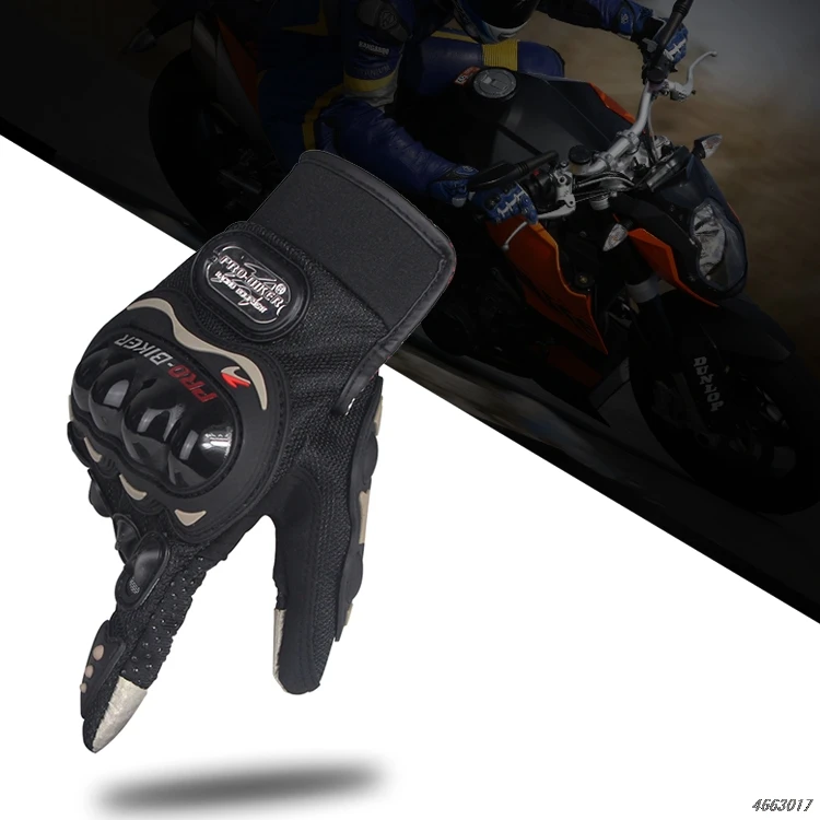 PRO-BIKER профессиональные мотоциклетные перчатки на полный палец Сенсорный экран Защитные мотоциклетные перчатки для мотокросса перчатки для верховой езды