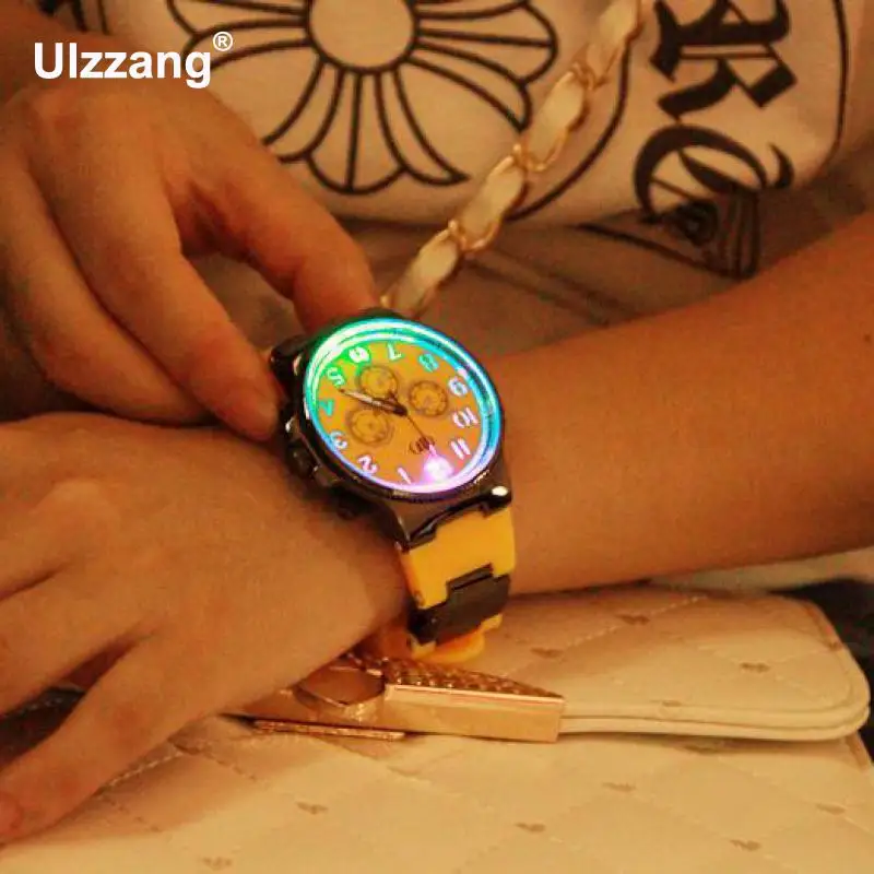 Горячие QF фирменные разноцветные светодиодный Подсветка Спортивная Мода