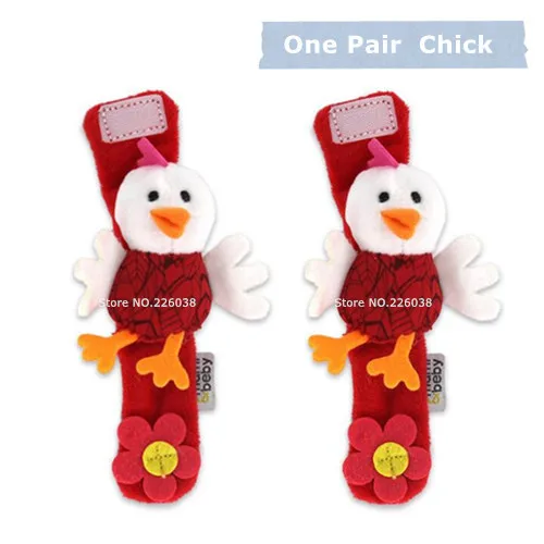 BF53 Chick 1 pair Дизайн, плюшевые детские игрушки, животные, ручные колокольчики, детские погремушки, игрушки высокого качества, подарок для новорожденных, стиль животных,, BF01 - Цвет: BF53 Chick 1 pair