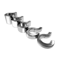 5 size heavy duty magnetic stainless steel ball weight scrotum stretcher metal penis cock ring delay ejaculation male sex toy