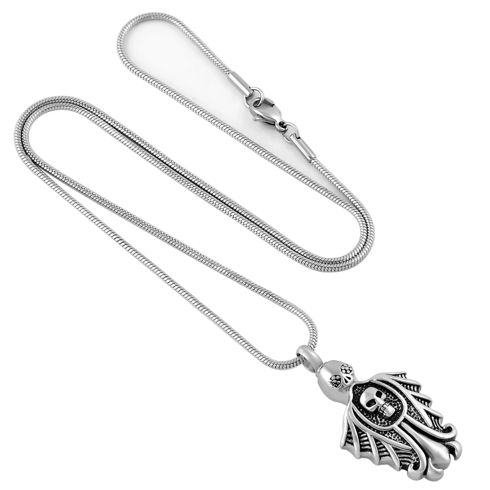 MJD9781 новейшее ожерелье в форме черепа урна памятные ювелирные изделия для золы