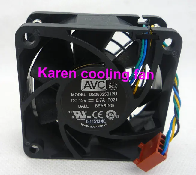 Новый Оригинальный AVC 6 см 6025 12 в а DS06025B12U P021 4-проводной охлаждающий вентилятор