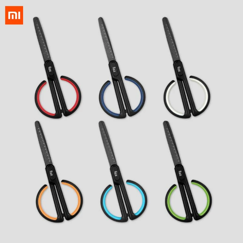 Xiaomi Fizz тефлоновые ножницы деление шкалы безопасные скругленные режущие головки