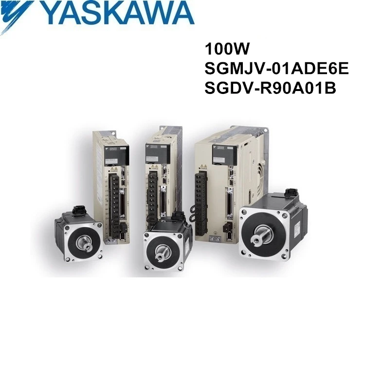 

SGMJV-01ADE6E+SGDV-R90A01B 100W servo motor and driver new and original Yaskawa SGMJV series servomotor and servopack