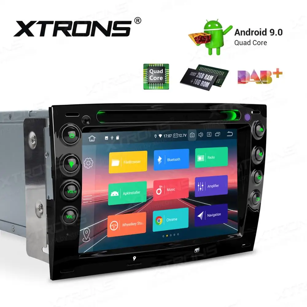 XTRONS Android 9 0 автомобильный стерео DVD мультимедийный плеер для Renault Megane II 2 2002 2003 2004 2005