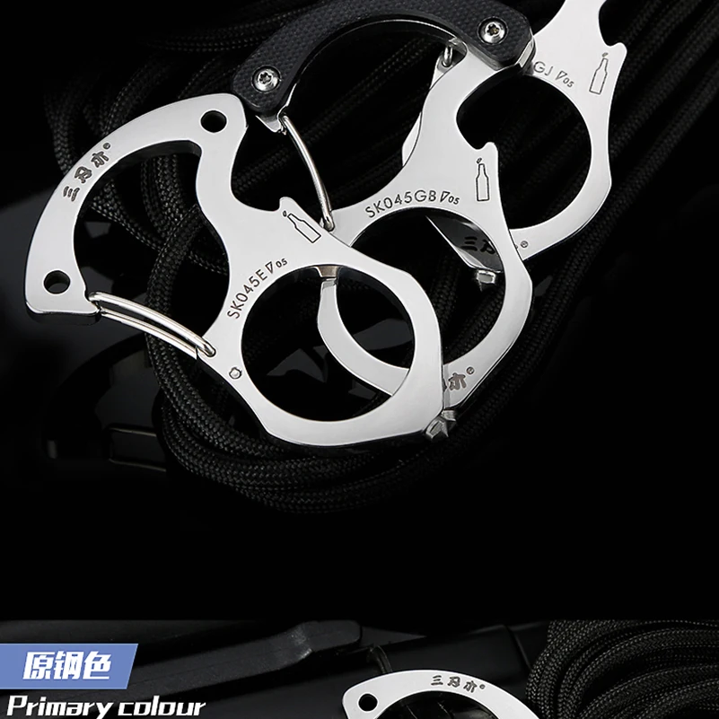 Sanrenmu SK045 многофункциональная цепочка для ключей/Кольцо/Пряжка edc многофункциональные инструменты Инструменты для выживания на открытом воздухе кемпинга инструменты для автомобиля спасательный стеклянный выключатель