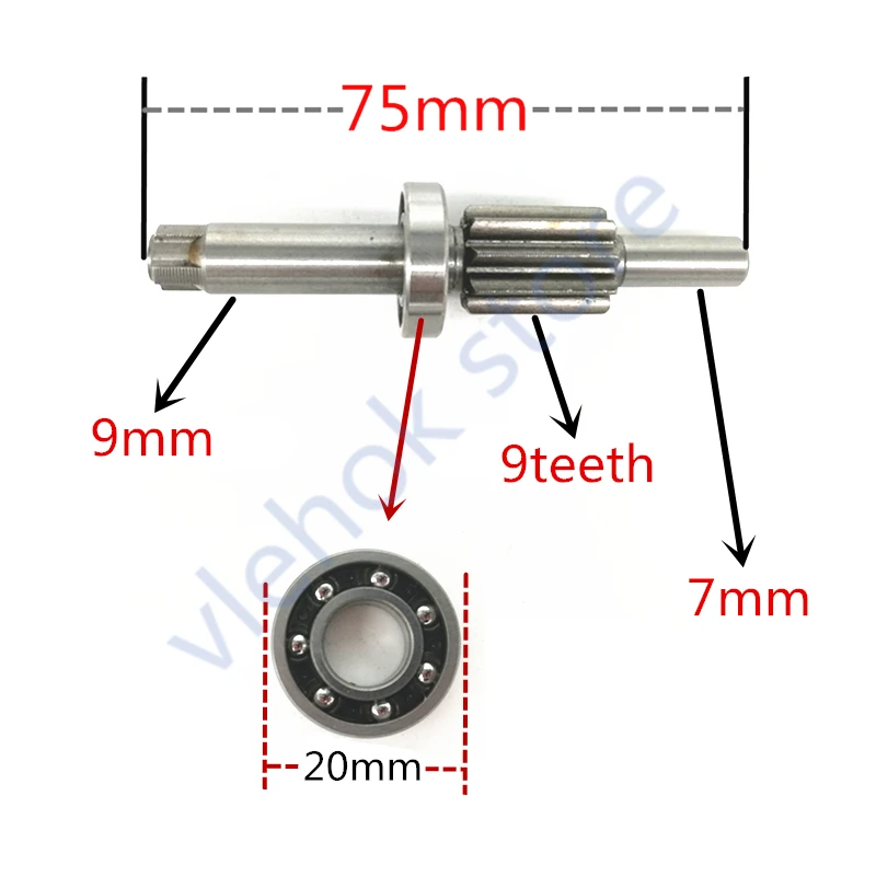 Зубчатый вал Repalce для BOSCH 26 GBH2 26D 26DE 26DRE 26DB GBH2600R 24DFR 24 24D части