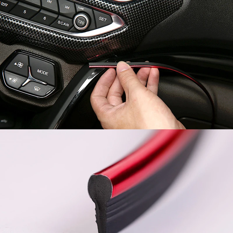 5 м воздуховыпускное отверстие Стайлинг руля внутренняя отделка линии полосы