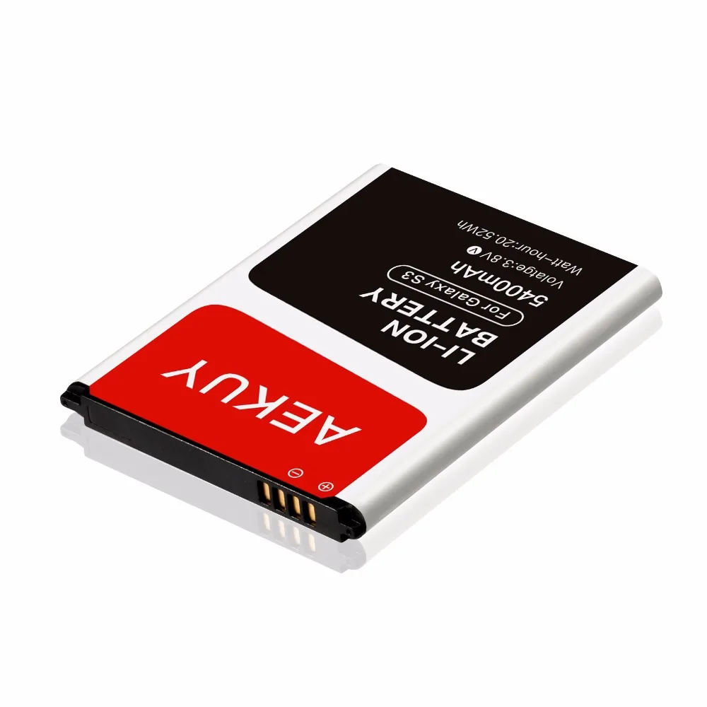 Aekuy высокой емкости S3 Батарея 5400 мАч EB-L1G6LLU Замена для Samsung Galaxy i9300 i9305 i879 T999 i9082 |