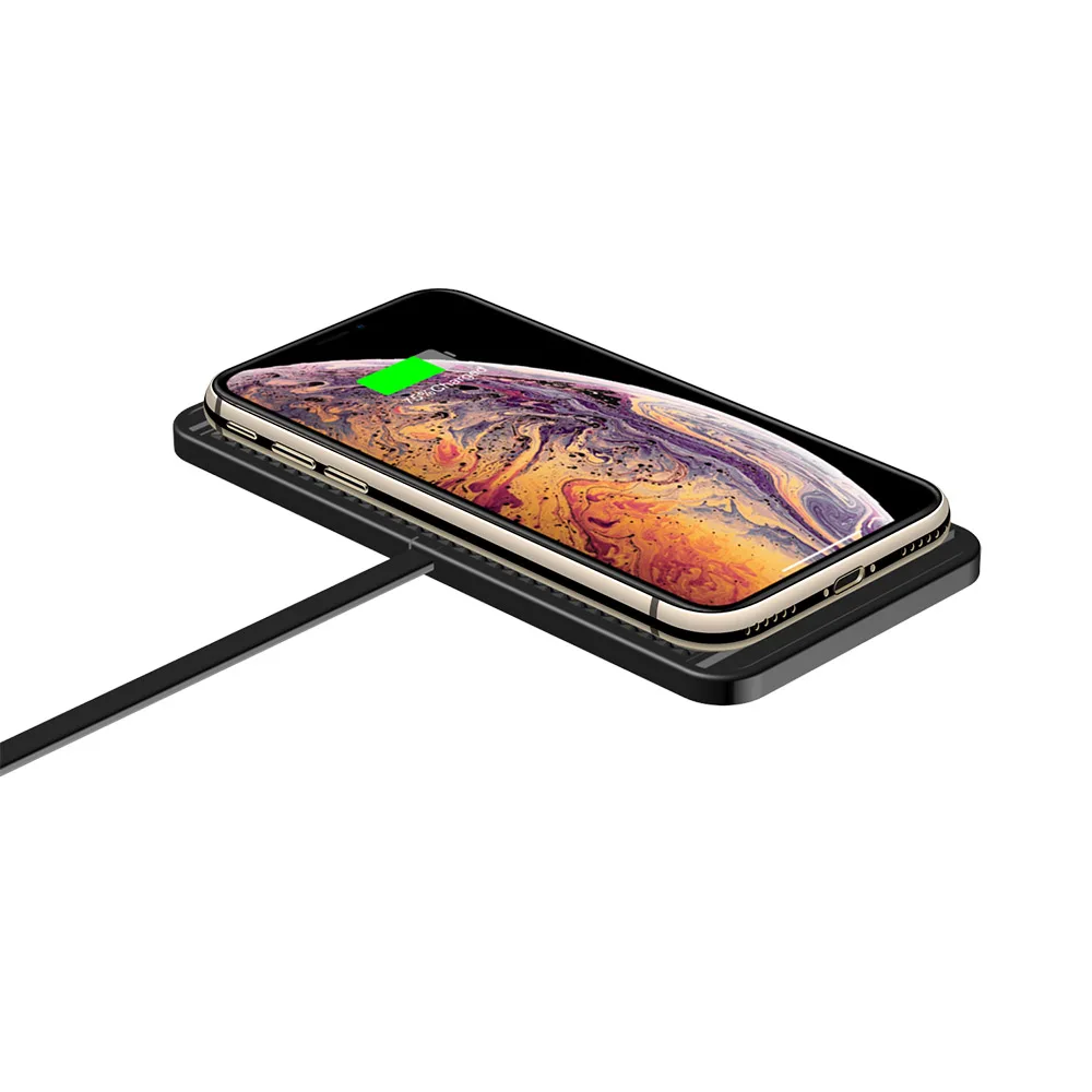 Беспроводное быстрое зарядное устройство QI для iPhone 11 XS 12 автомобильный зарядный