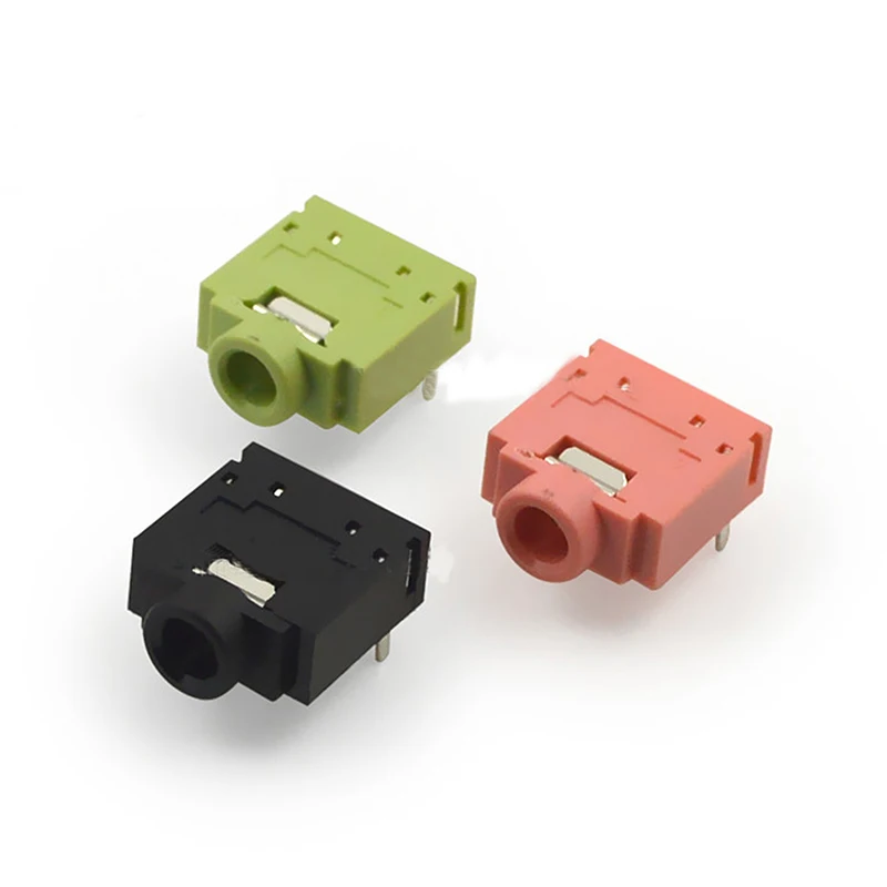 5 шт. разъем 3 мм для наушников аудио интерфейс двухканальный пять Контактов