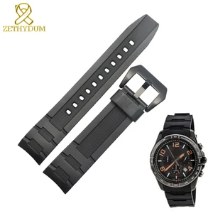 Ремешок резиновый силиконовый для наручных часов, водонепроницаемый браслет для EFR-516PBEFR-516, 22 мм