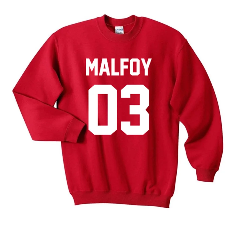 Драко Малфой 03 Мода Hipster Crewneck Толстовка Унисекс более Цвета S-2XL 2018 Зимние флисовые