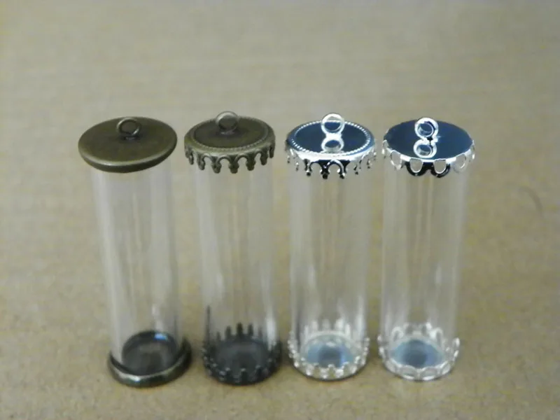 Ожерелье в виде купола сделай сам 40x12 мм стеклянная трубка с разноцветной основой