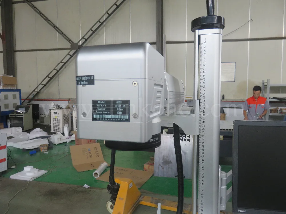 Настольный волоконный лазерный гравировальный станок цена для iphone принтер + Mopa