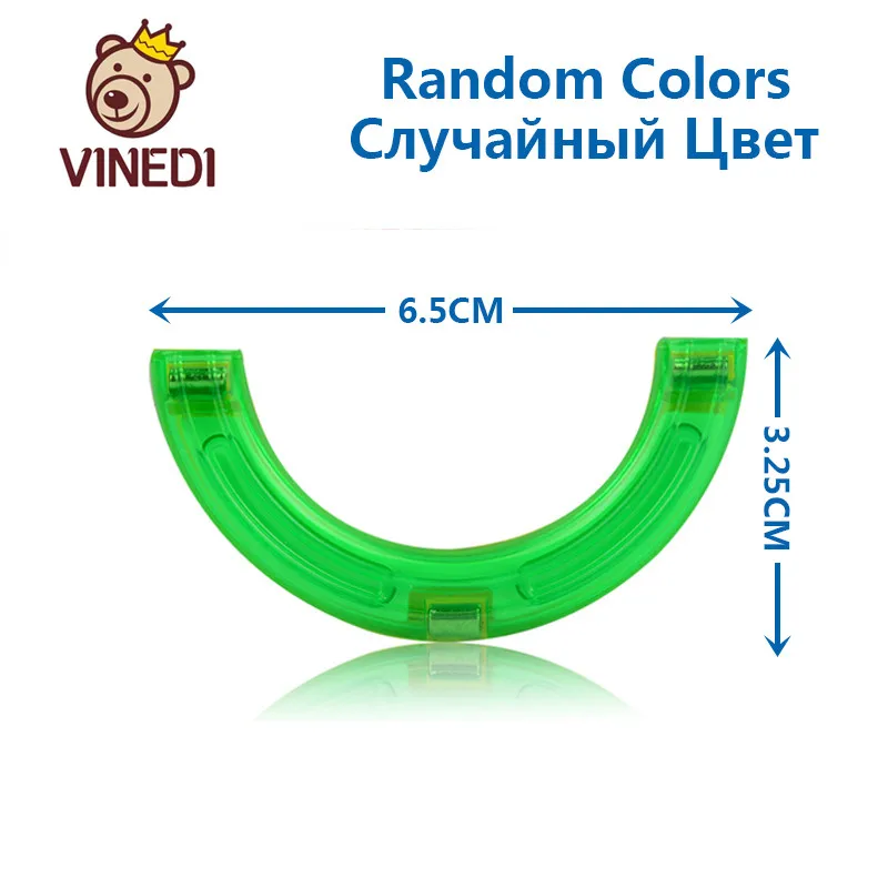 VINEDI большой размер магнитные блоки Магнитный конструктор Набор конструкторов модель и строительные игрушки магниты Развивающие игрушки для детей - Цвет: Оранжевый