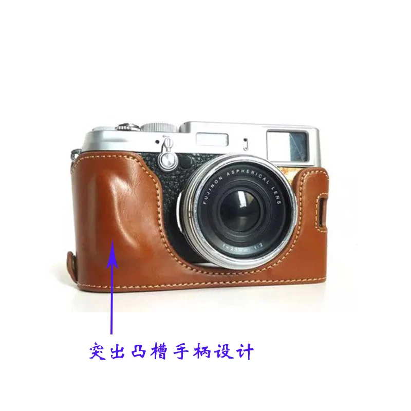 Чехол для камеры Fujifilm Fuji X100F чехол из искусственной кожи|Сумки фото-/видеокамеры| |