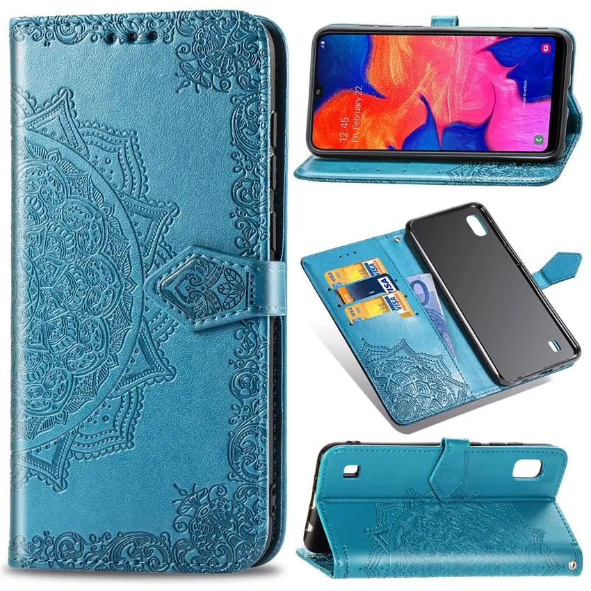 Чехол для Samsung Galaxy a10 A30 A40 A50 A70 кожаный чехол телефона с полным покрытием Защитная