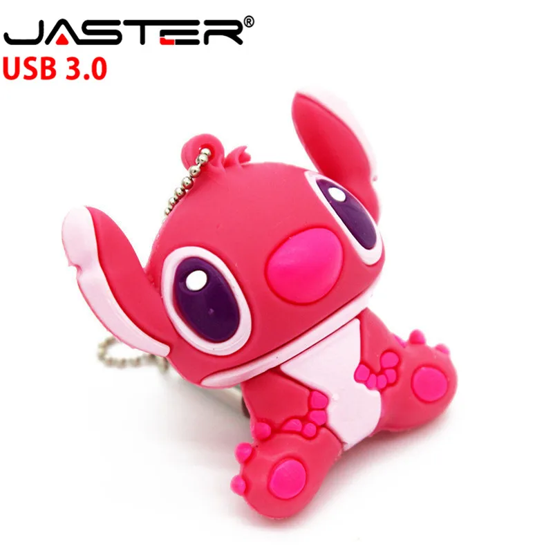 JASTER 3,0 креативный мультфильм Ститч USB флеш-накопитель Подлинная Флешка 4 ГБ 8 ГБ 16 ГБ 32 ГБ 64 Гб карта памяти, Флеш накопитель u диск