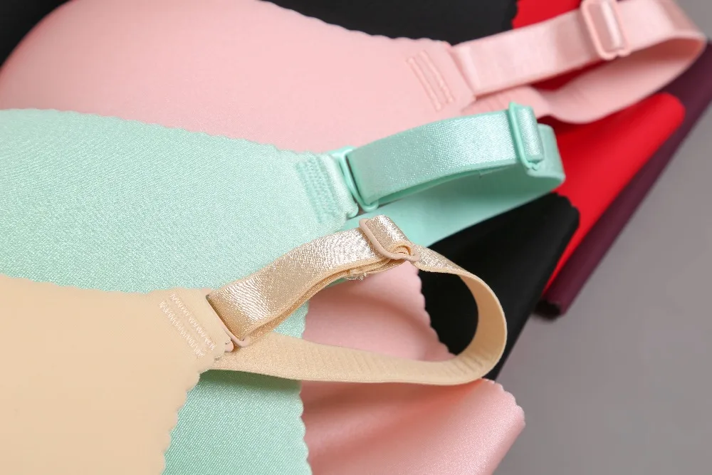 Сексуальное бесшовное нижнее белье с чашечкой 3/4 бюстгальтер большого размера