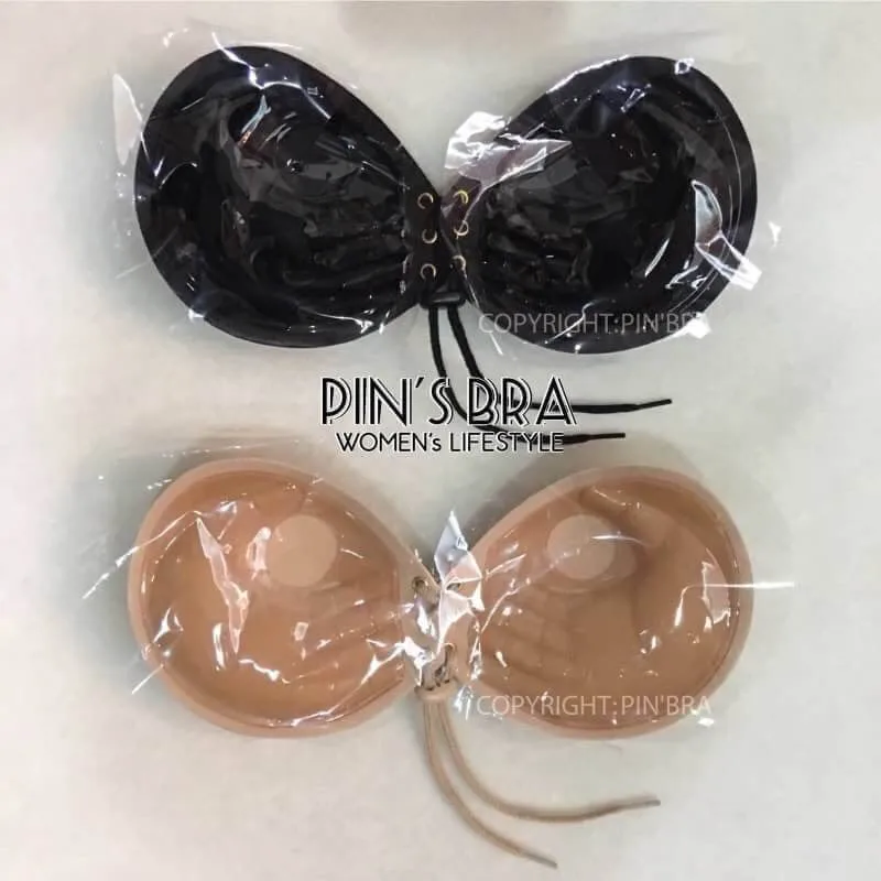 100 pcs Silicone Invisible Bras Self-adhesive Stick On Push Up Strapless Backless Adam Hand Bra