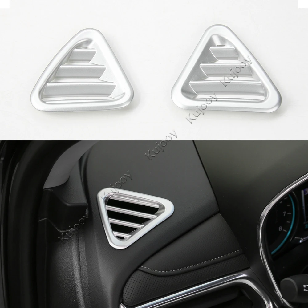 Matt/ Carbon Fiber Grain/ Wooden Grain ABS Dashboad Upper Air Outlet Vent Decor Frame Cover Trim For Chevrolet Equinox 2017+ | Автомобили